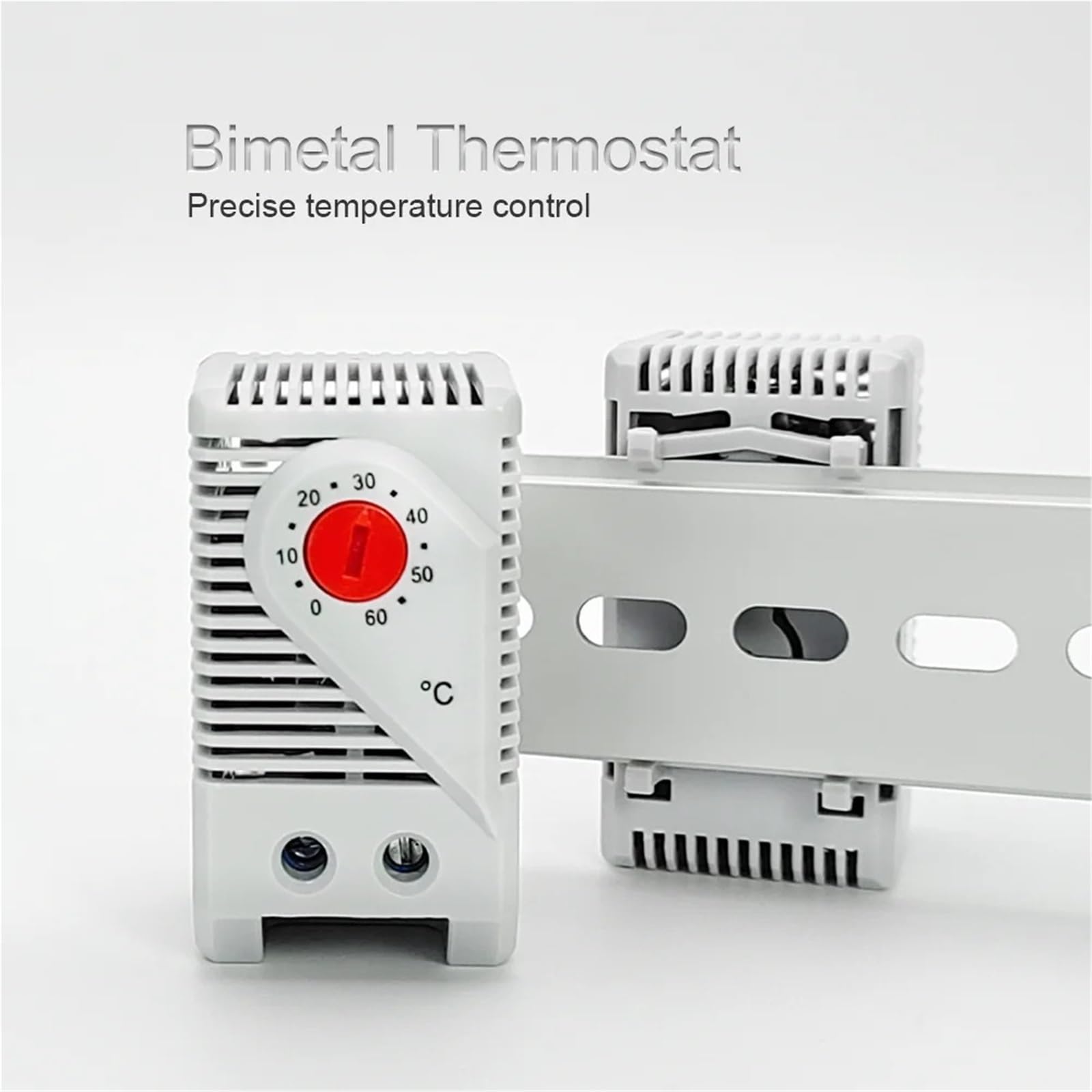 3 pezzi KTO011 Termostato bimetallico meccanico Interruttore regolatore di temperatura for riscaldamento con
