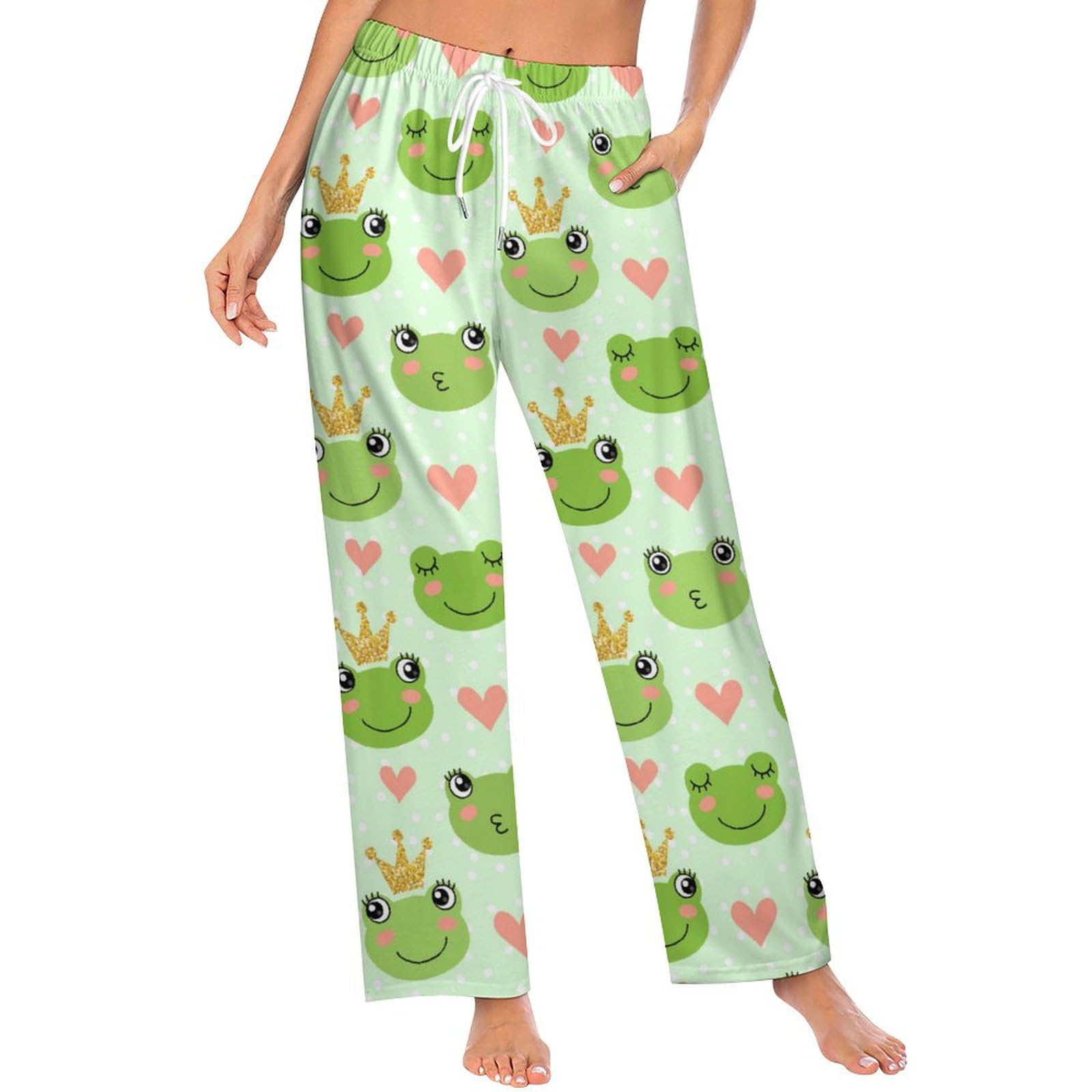 Ysidec Cute Funny Animals Women Lounge Pants Comfy Pajama Bottom Drawstring Sleepwear Pajamas Pants S-5XL
