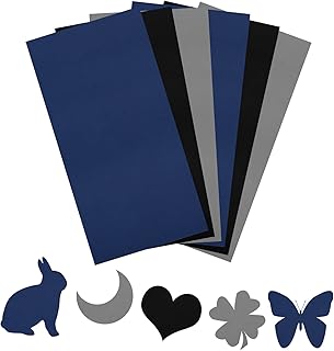 Xzeemo 6pcs Nylon Repair Patches, Fabric Repair Patch, Self-Adhesive Waterproof Repair Patches, Repair Stickers for Clothing, Tent Repair Kit for Clothing Down Jacket Tent Clothes Bag