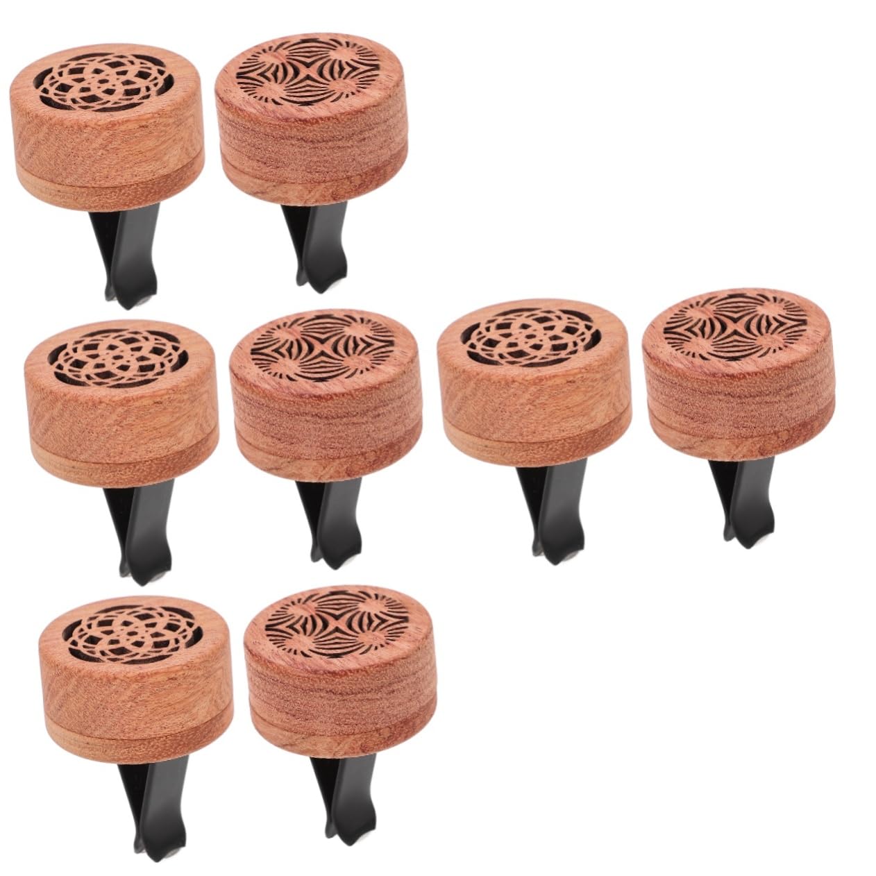 SOLUSTRE 8stücke Duftclip Für Auto Aromatherapie Ventilclips Aus Installieren Passend Für Verschiedene Fahrzeugmodelle Ringblume Glücksblume