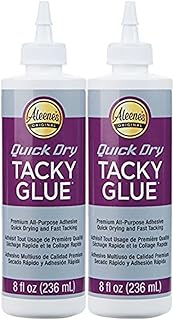 Aleene's Quick Dry Tacky Glue 8oz (2 pack) - Clear Liquid Craft Glue