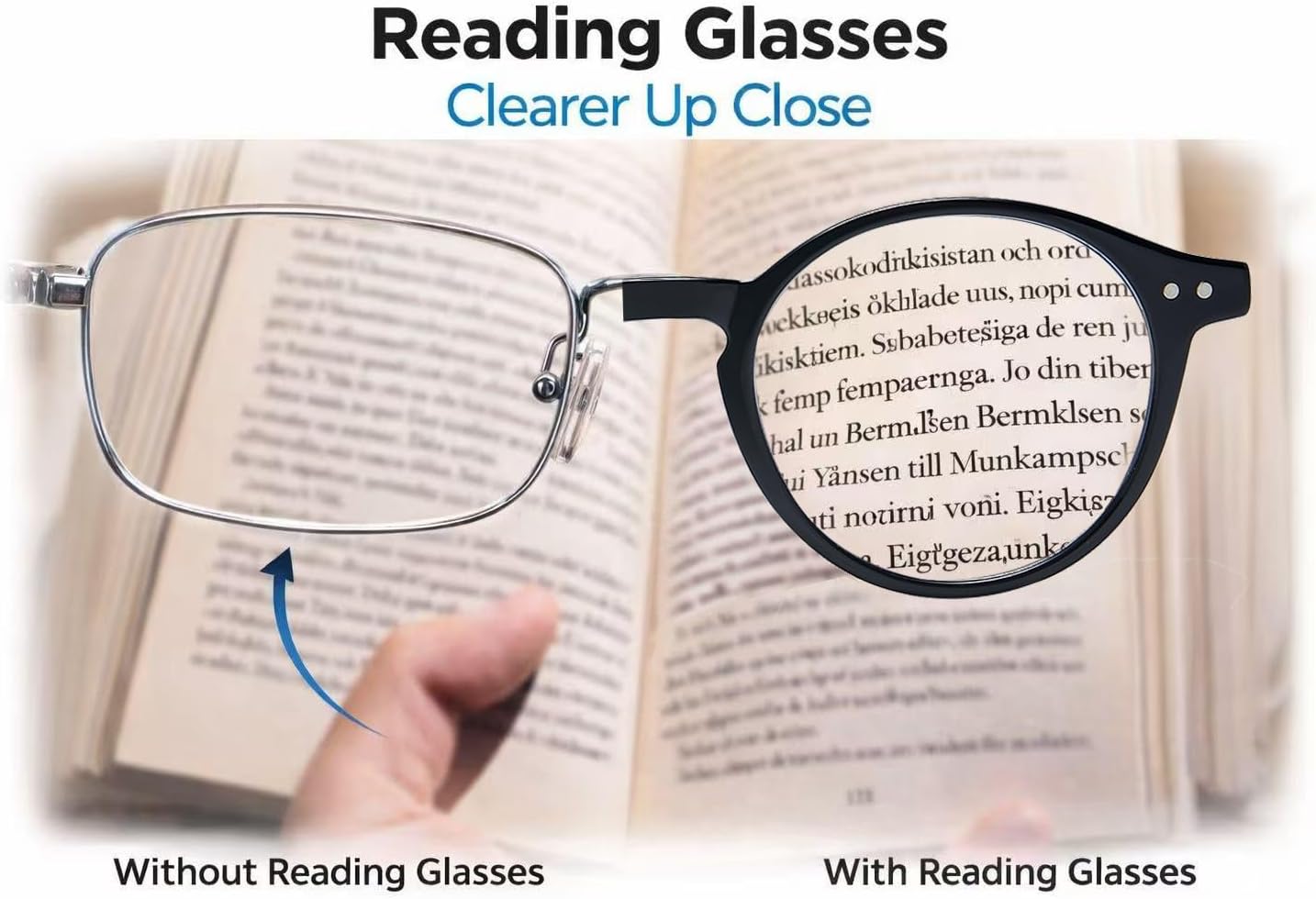 EYEURL 4-Pack Round Reading Glasses for Women Men Blue Light Glasses Retro Round Computer Readers With Spring Hinges Anti Glare Filter Lightweight Eyeglasses 1.5 - Image 7