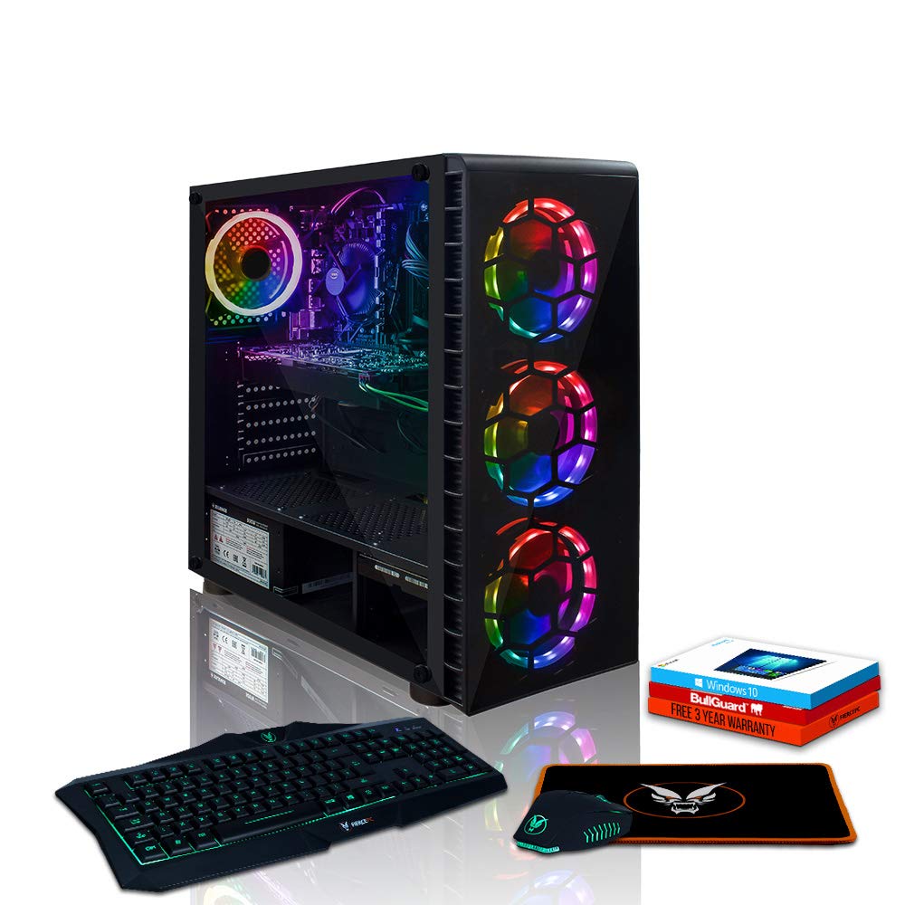 Computer Intel Core I5 9400f Gtx 1050 Ti Prebuilt Gaming Pc XUM