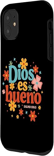 Miniatura 2 de Funda religiosa de la Biblia para iPhone 11 Dios Es Bueno Spanish Christian Jesus God