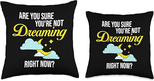 Miniatura 3 de Lucid Dreaming Music Dream - Almohada Dreamer para principiantes, 18 x 18 pulgadas, multicolor