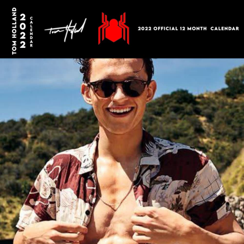 Buy tom holland 2022: Tom Holland 2022 Monthly Planner with Exclusive