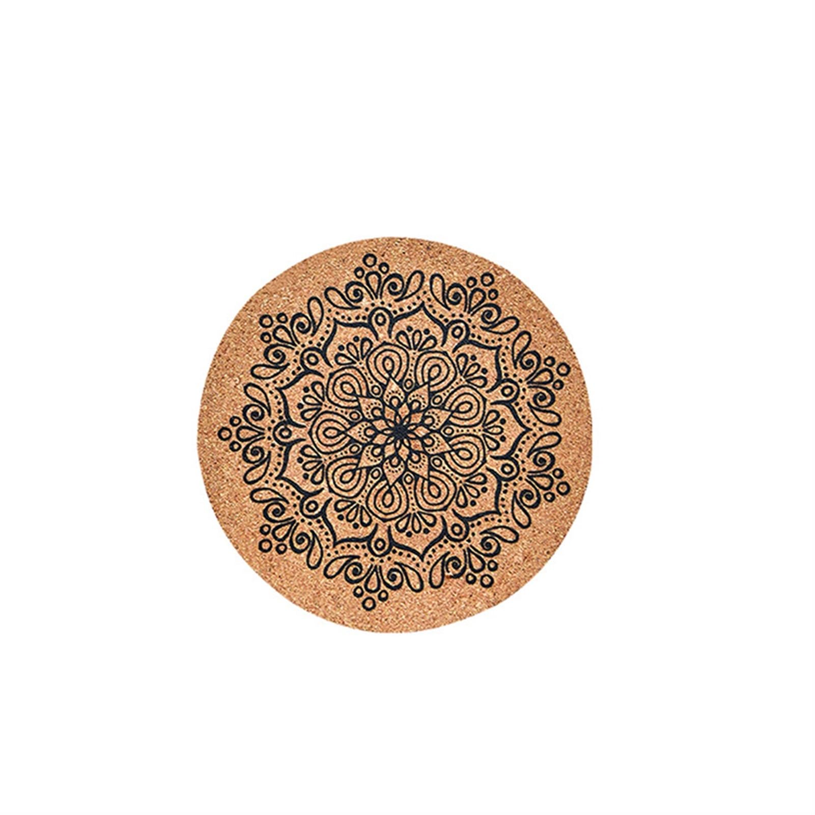 Dessous de verre liège mandala accessoire de table et set de table créatif
