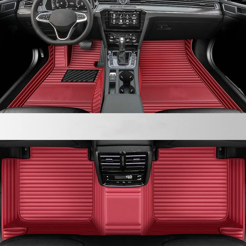 Tapis de voiture pour Alfa Romeo Stelvio protection tapis de sol antidérapant cuir