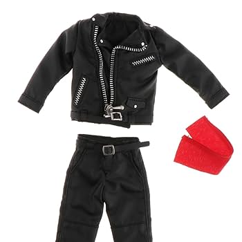 1/6 男性素体フィギュア ライダースジャケット レザーパンツ ブーツ 革ジャン 1/6 男性素体フィギュア ライダースジャケット レザーパンツ
