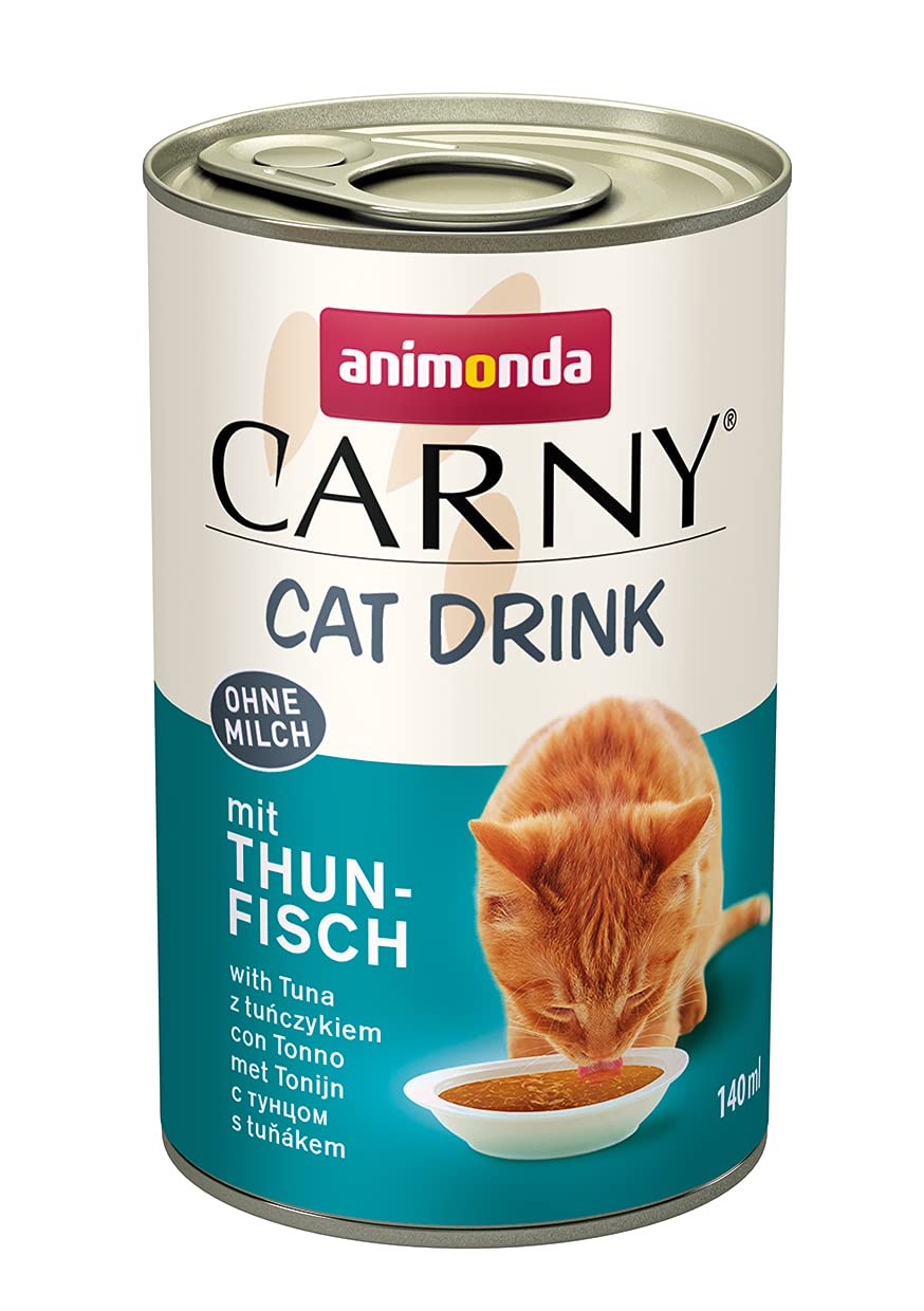 animonda Carny Adult Cat Drink, Cibo umido per gatti, Milka, Diversità della patria 8 x 140 ml