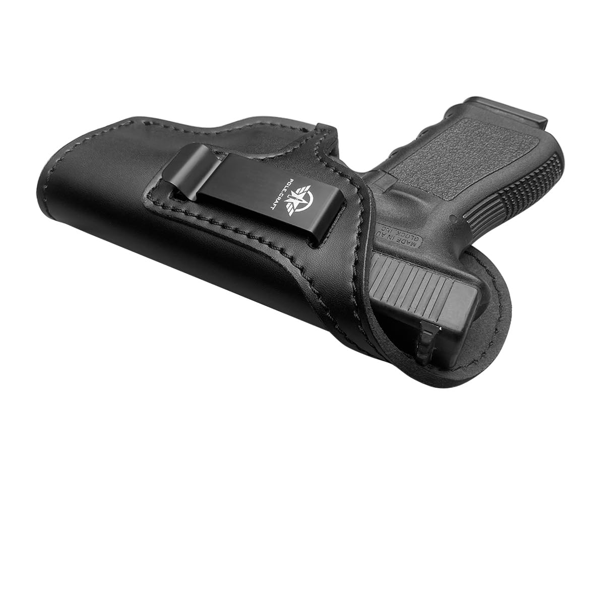 POLE.CRAFT IWB Leather Holster For Small Pistols - Ruger LCP380, Sig P365, S&W Bodyguard