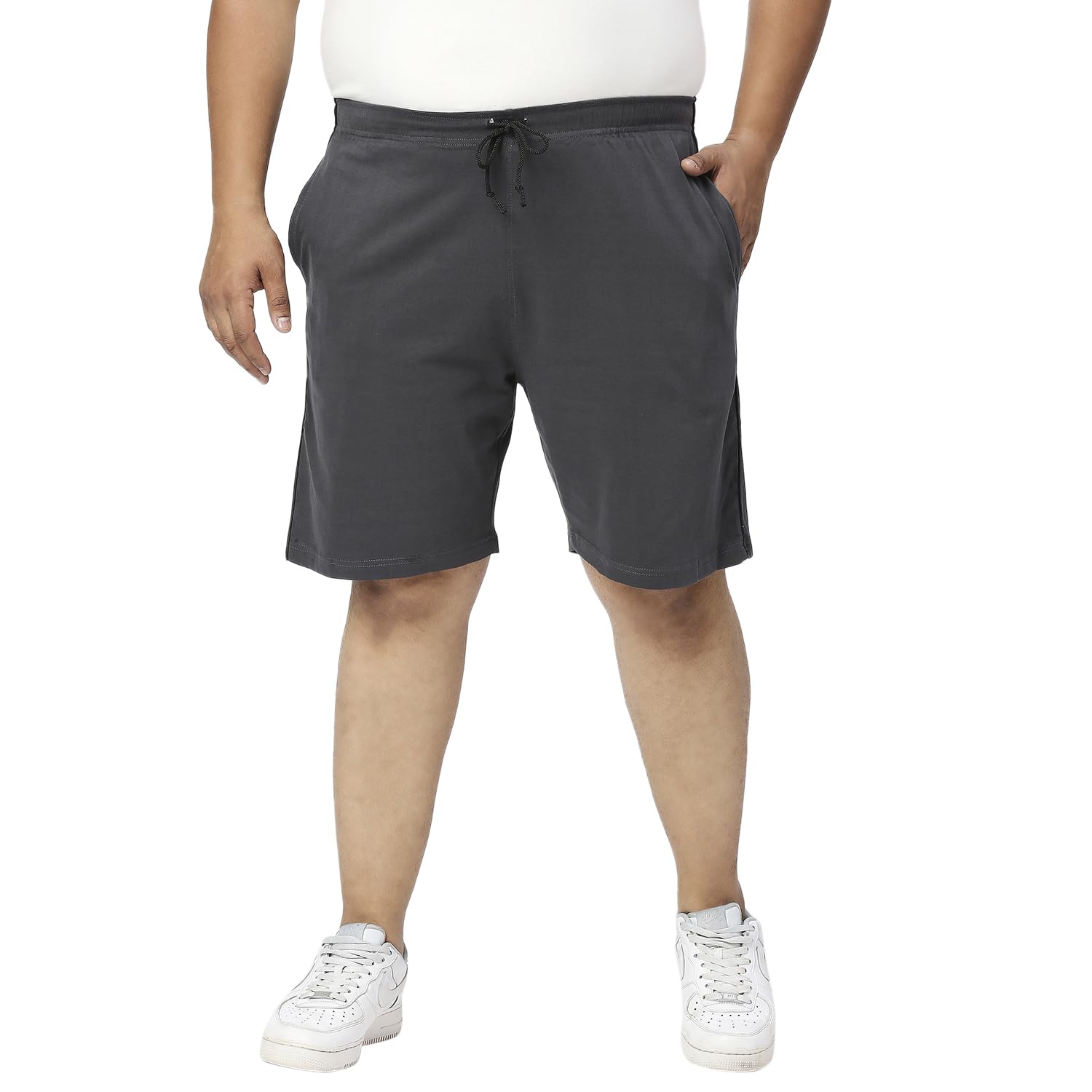 Mens Plus Size Shorts - Dark Grey