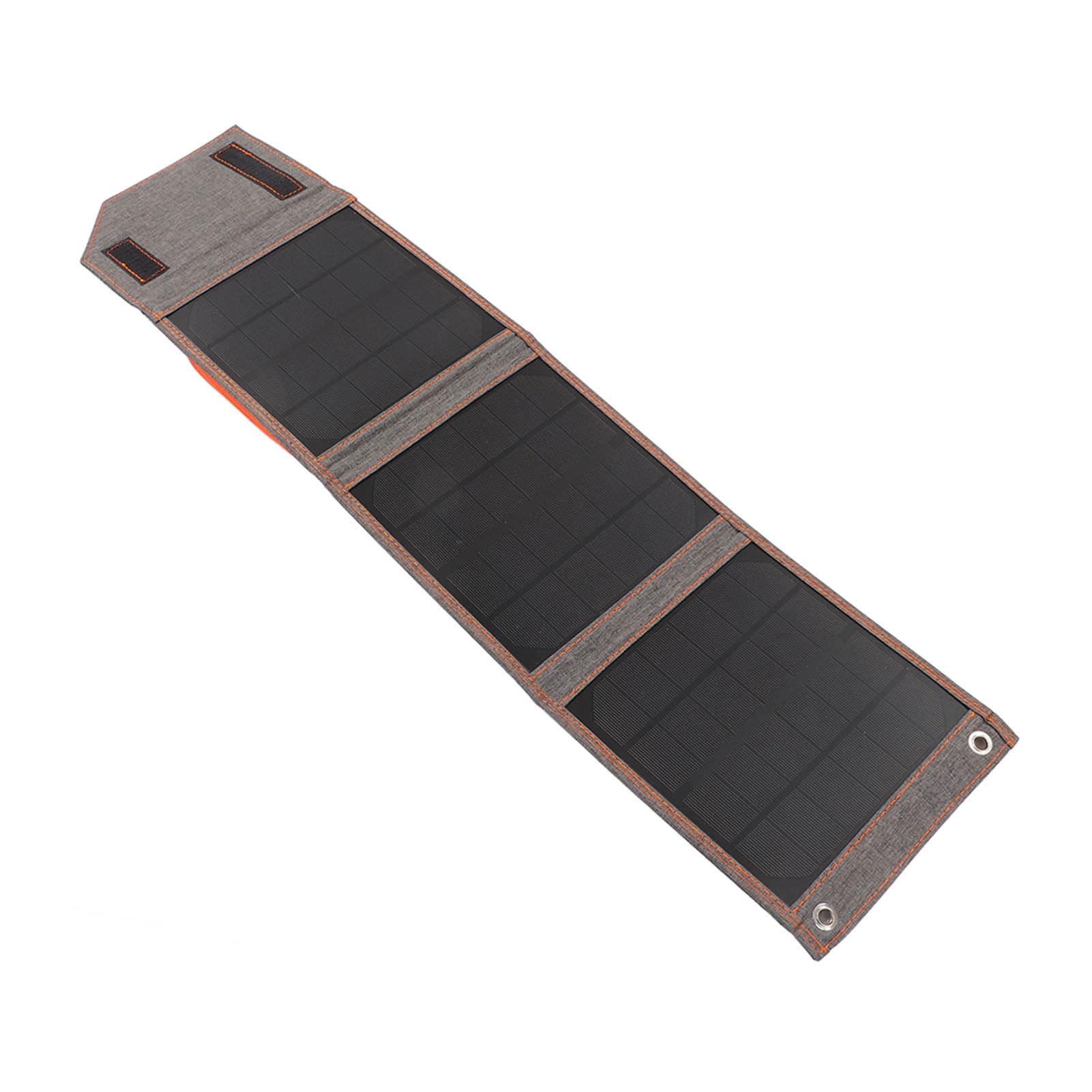 KUIDAMOS Ładowarka Słoneczna Składana Torba Kompaktowy i Przenośny Panel Słoneczny USB o Mocy 15 W na Kemping Piesze Wycieczki Podróże Krzem Monokrystaliczny 1 Jednostka