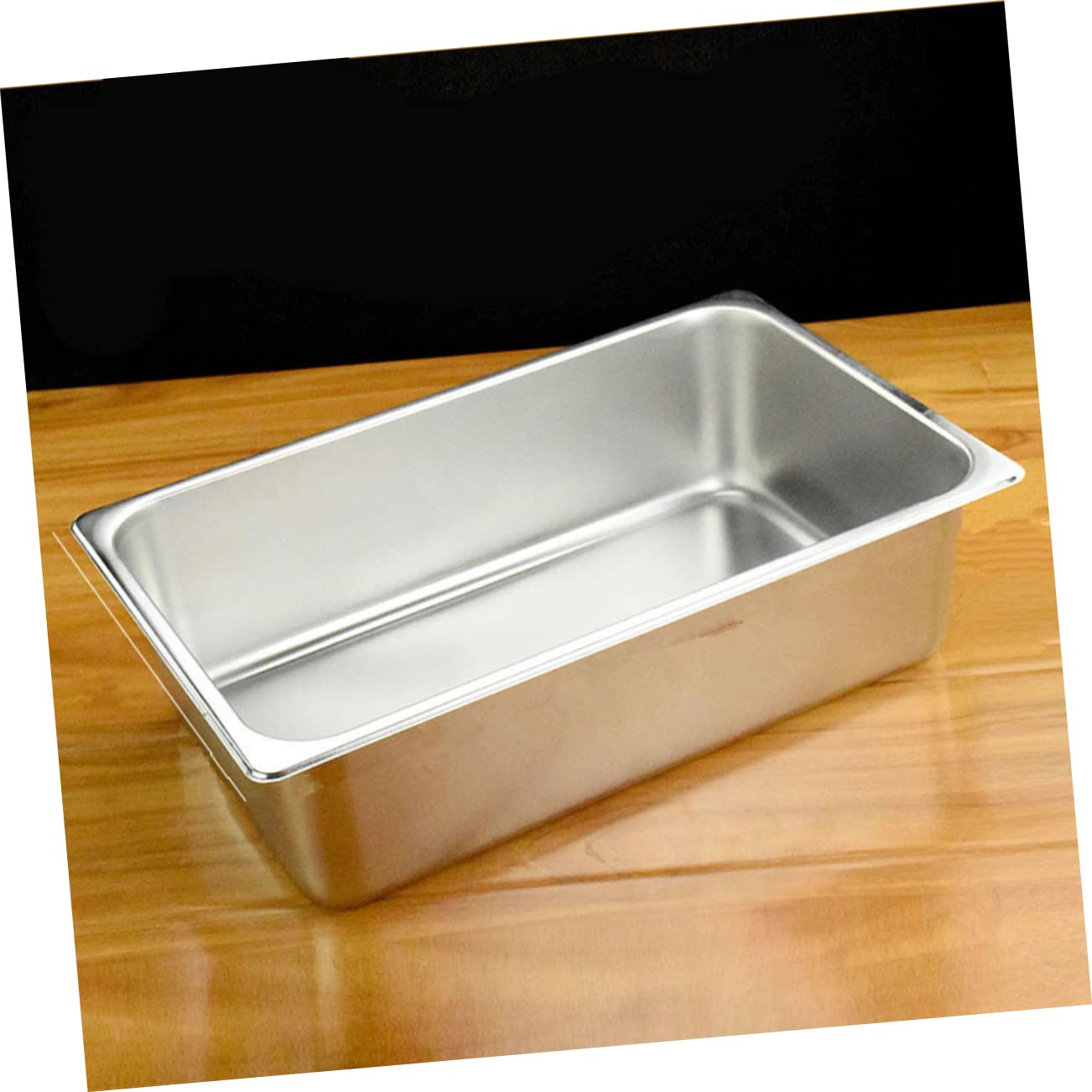 Portaburro in Acciaio Inox 17,6x11x6,5cm Contenitore Per Alimenti Quadrato Spesso Per Carne E Verdure