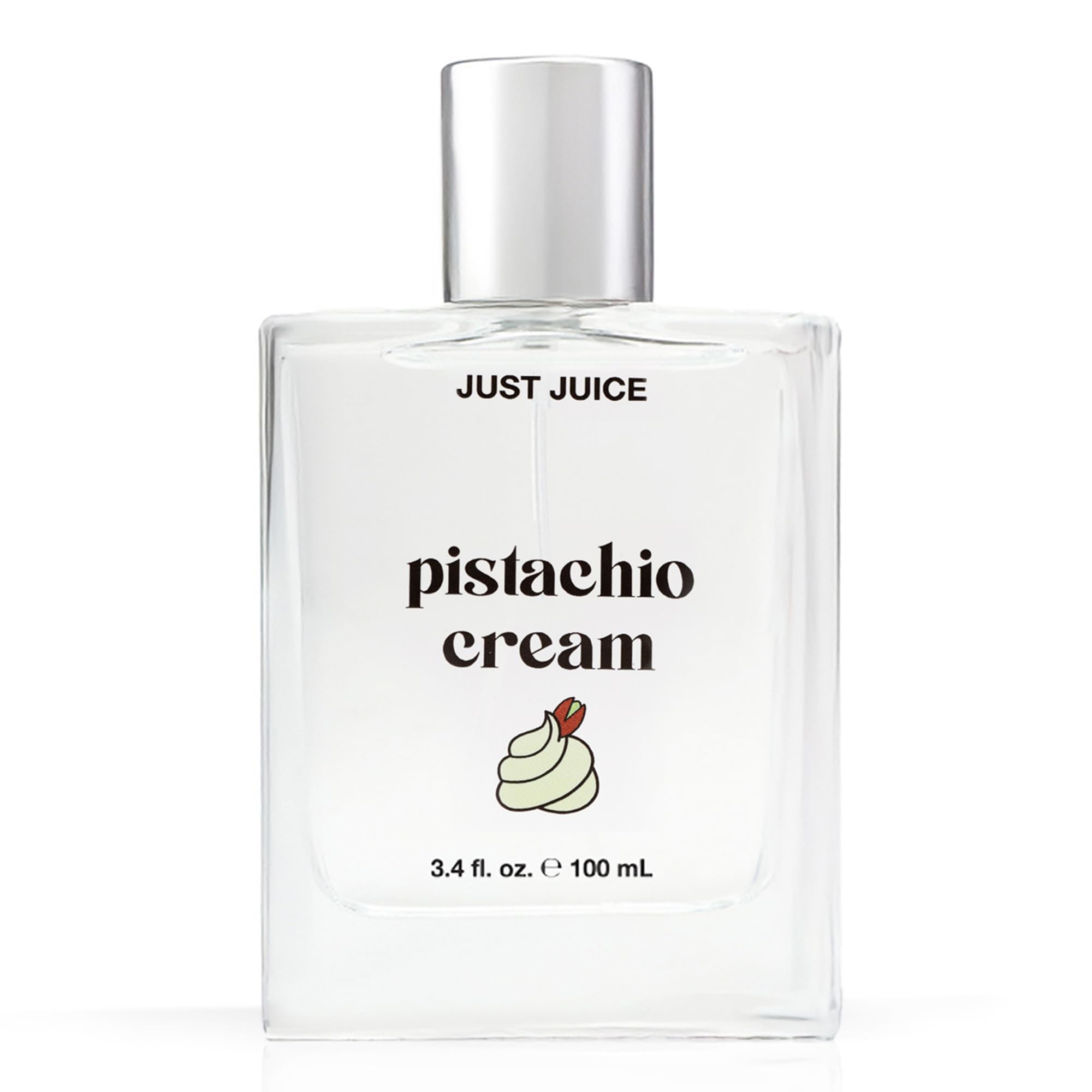 Just Juice Pistachio Cream - Gourmand Perfume for Women and Men - Notes of Pistachio, French Vanilla, and Creamy Woods - 3.4 oz