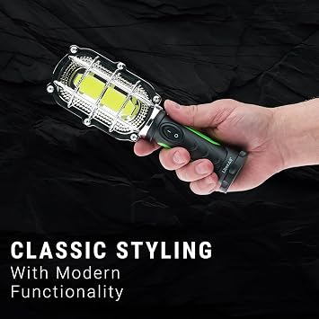 LitezAll 26529 LED Classic Style Hand Light with Hook and Magnet