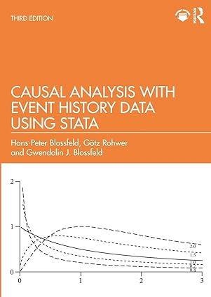 Causal Analysis with Event History Data Using Stata book cover