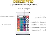 Projecteur de l'océan, 16-Color LED Lampe Cube & À distance, 3D Ripple d'eau holographique, Éclairage Ambiant romantique pour les enfants Chambre, Méditation, Relaxation, Salle de bains, Lumière de nuit