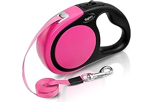 Taglory No-Tangle Retractable Dog Leash: The Perfect Leash for Active Medium Dogs