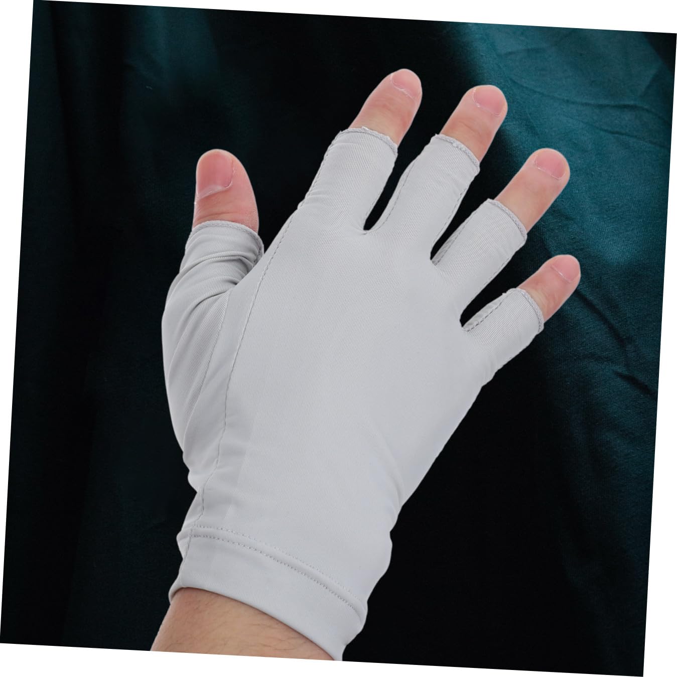 minkissy 4 pares de guantes UV, guantes de playa de verano, guantes de senderismo al aire , guantes de protección solar para mujer, guantes de protección UV, guantes de medio , uñas de gel,