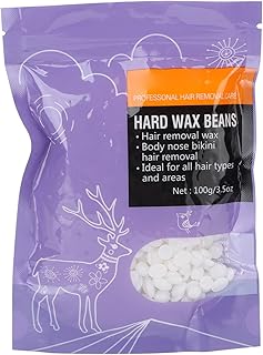 Feijão De Cera Dura, 3,5 Oz Feijão De Cera Depilatório Sem Papel Baixo Ponto De Fusão Forte Viscosidade Cera Dura Roxa Brilhante Para Depilação