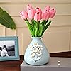 Amazon Basics Modern Ceramic Vase | for Home Décor (Sky Blue)