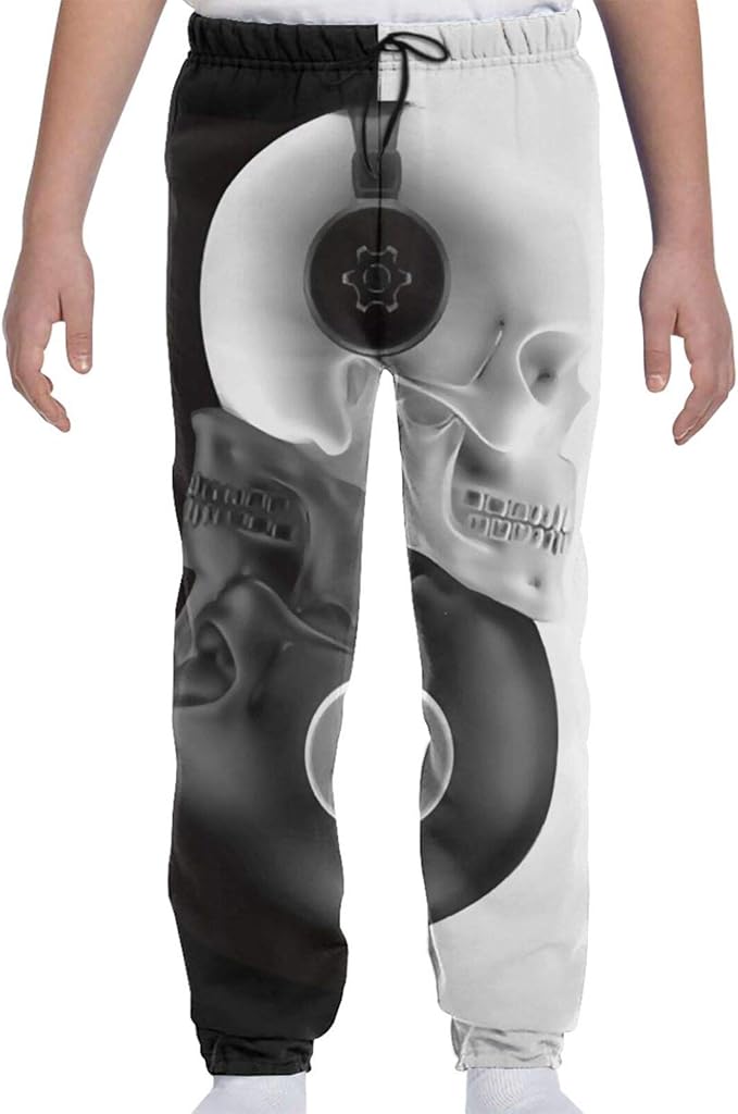 Half black half white track pants Clearance