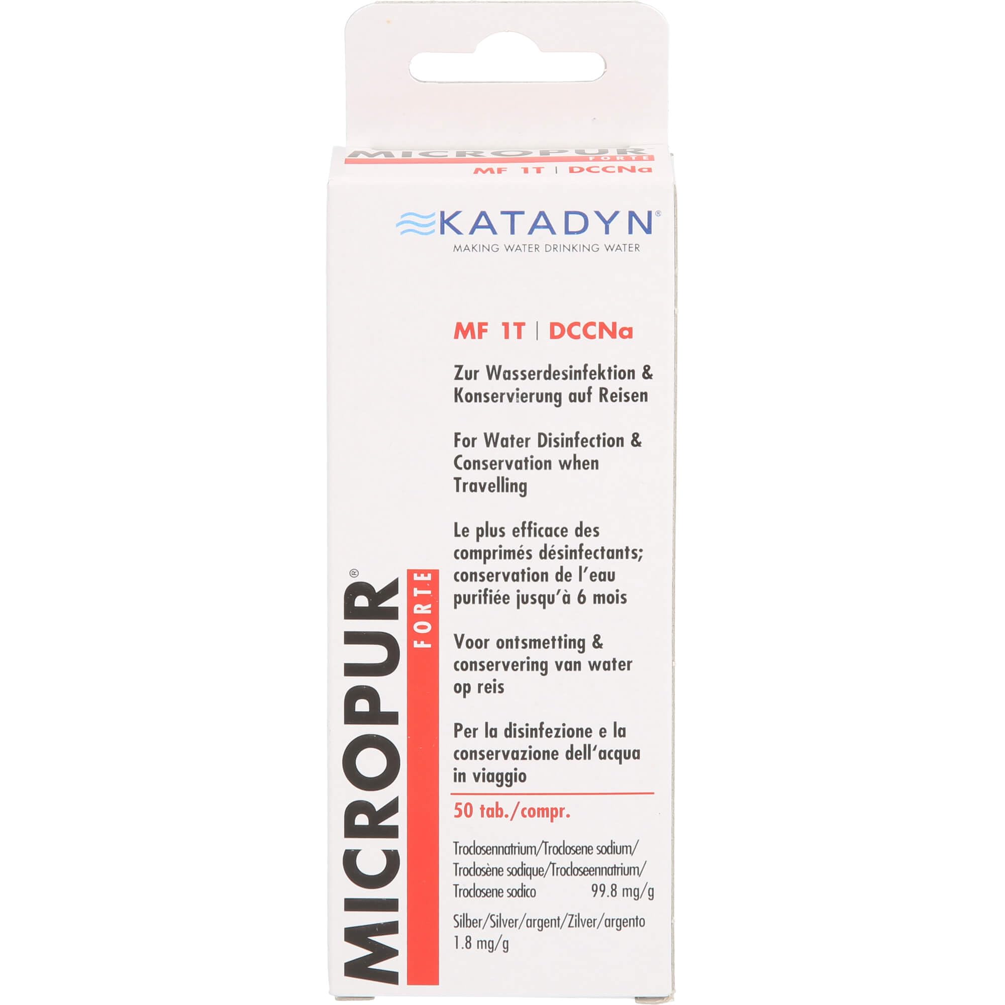 MICROPUR forte MF 1T Tabletten 50 St Tabletten