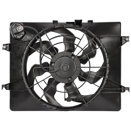Vista 182 de SCITOO Ventilador de refrigeración del condensador del radiador compatible para Quattro/TT para Passat/Passat CC/Golf/Beetle
