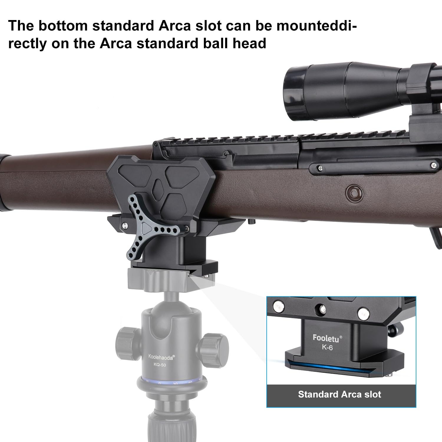 Amazon.co.jp: 射撃サドルクランプ 三脚 ライフルクランプ Arca スイス