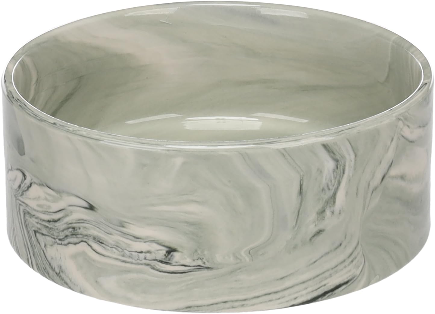 Flamingo Feeding and Drinking Bowl Baron Round Green 15,5x6CM 750ML