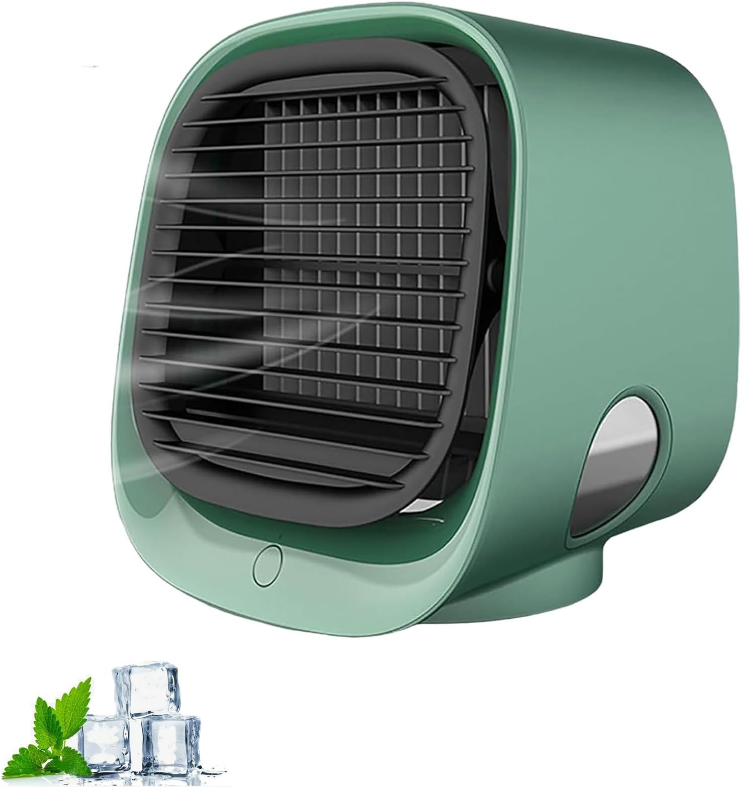 Airabreeze Portable Air Conditioner, Airabreeze Air Conditioner, 90-Second Cooling, Quiet Operation, Energy Efficient Mini Ac with 4 Speeds & Nightlight for Rooms up to 250 Sq.Ft (Green)