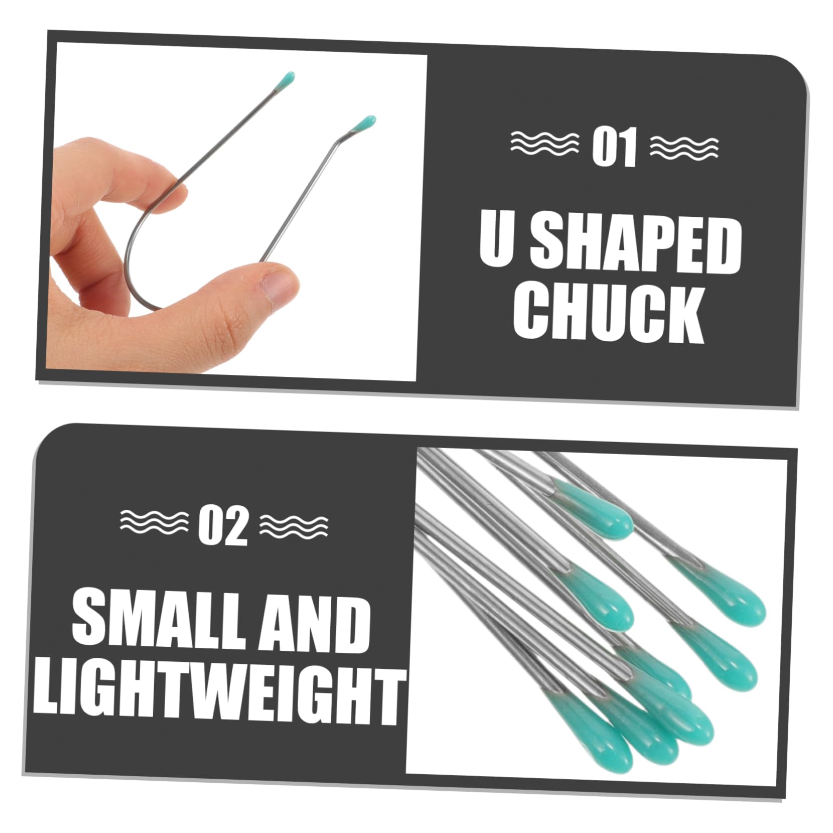 OSOLADY Hot Curler Clips 8 Pack Replacement Clips for Hair Rollers Hot Roller Accessories for Volume