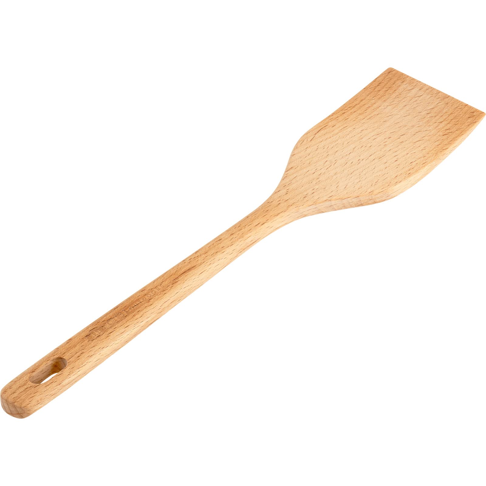 GSI Outdoors 46120 Rakau 12-Inch Wooden Spatula - FSC-Certified Beech Wood Cooking Utensil, Safe for Non-Stick Cookware, Camping & Kitchen Tool