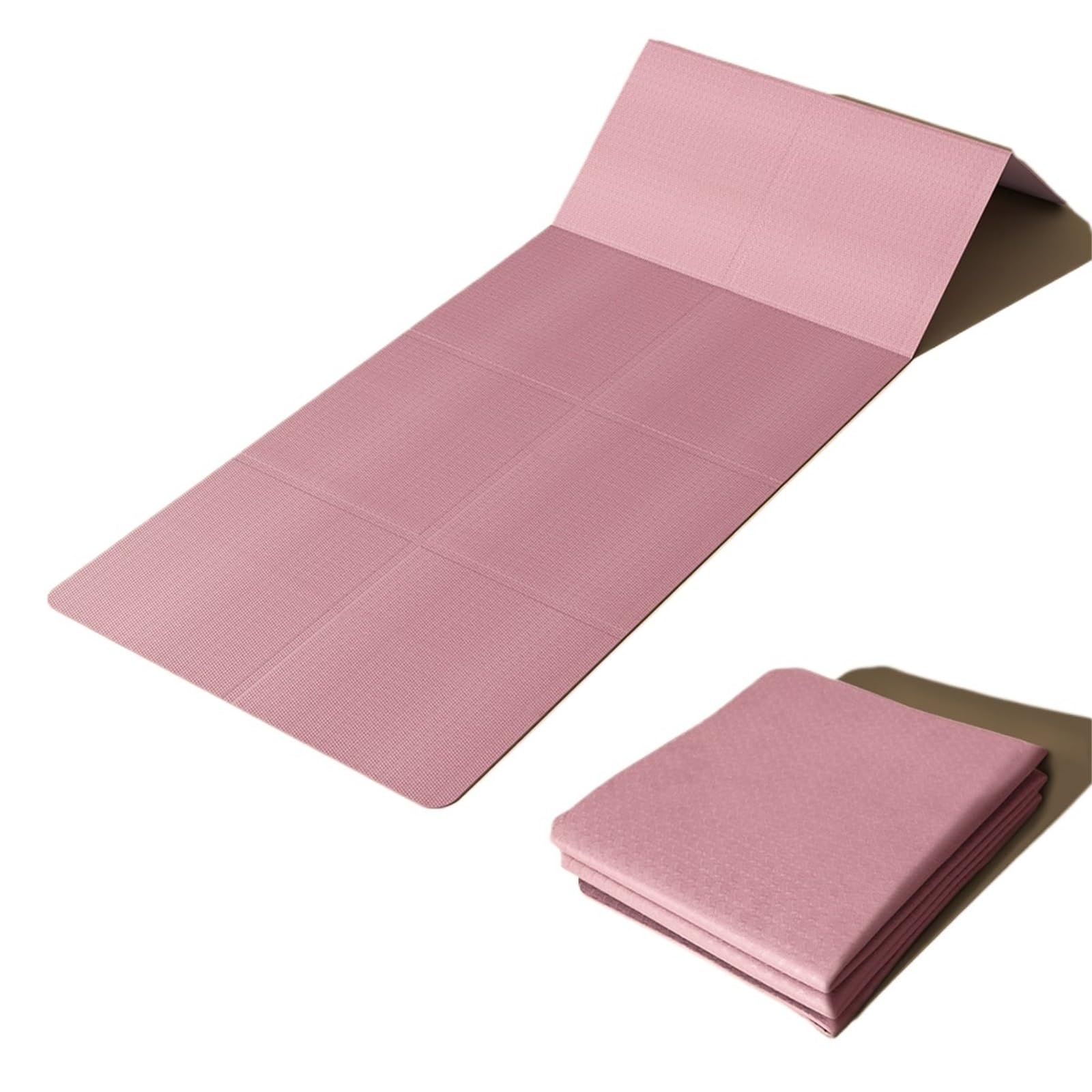 Esterilla Yoga Esterilla de Yoga portátil y plegable, 4mm, con superficie antideslizante doble cara for Fitness, 1 ud para el Hogar