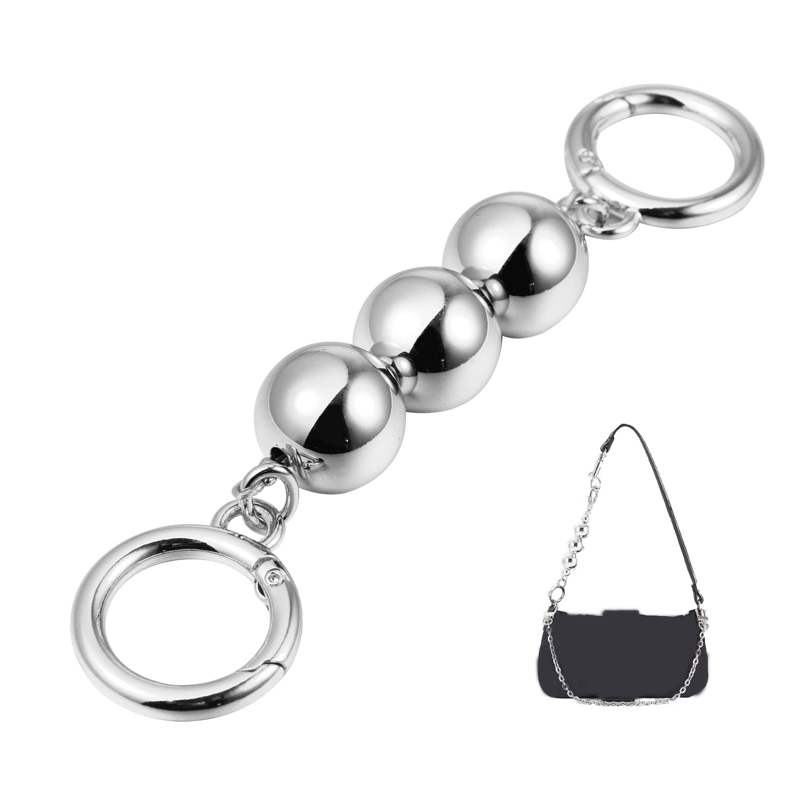 HAOBIN Sangle De Sac Imitation Perle Bandouliere Pour Sac 125 Cm BandoulièRe Sac à Main Peut êTre Utilisé Pour La ChaîNe De Sac De Rechange De Sac à