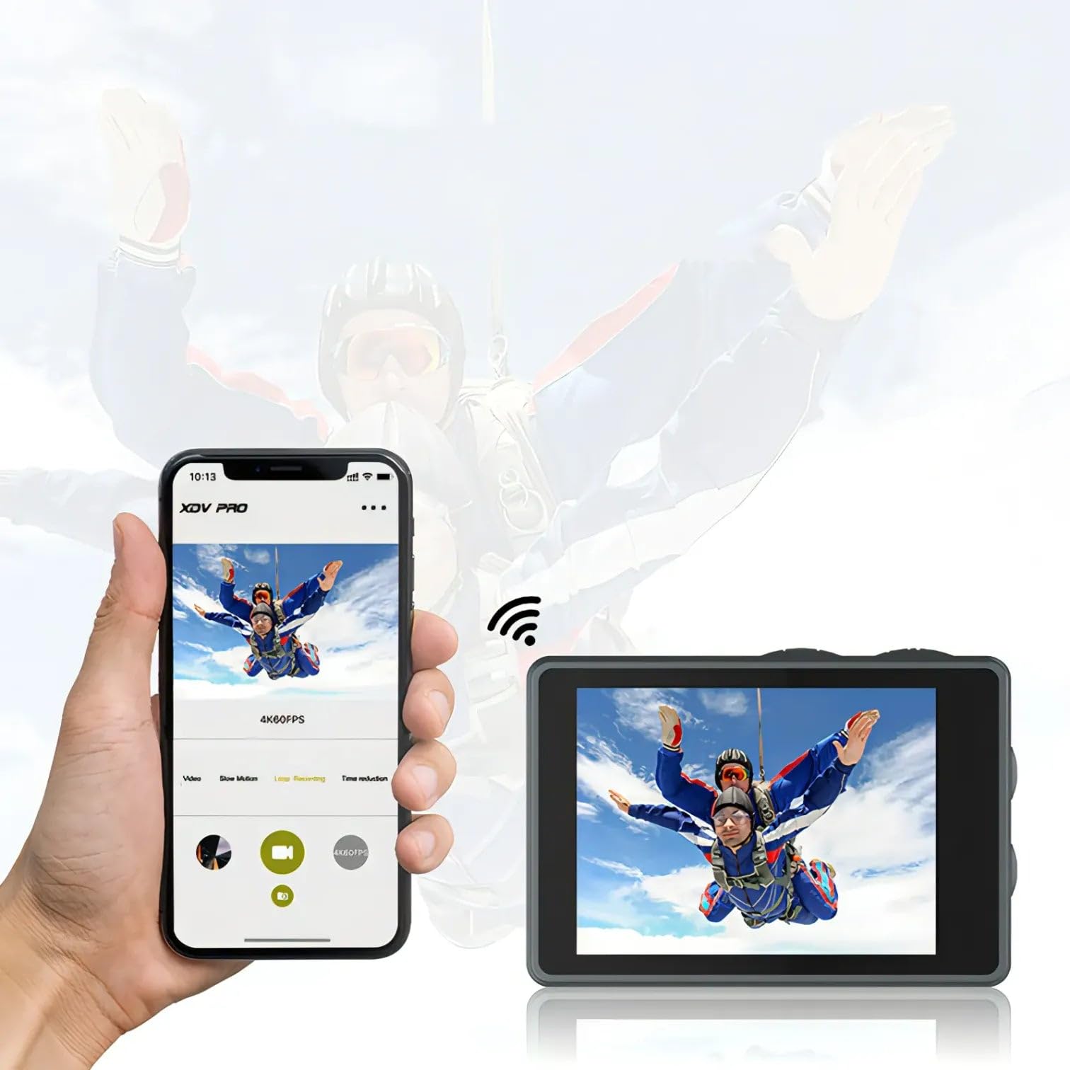 Kozenix Action Camera 5K Impermeabile con WiFi, Doppio Schermo, Sensore IMX e Supporto SD da 32GB