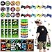 BANBALLON 54 PCS Video Game Party Favors Video Game Theme Notepads Wristbands Keychains For Level Up Party Gamer Birthday Party Classroom Rewards Supplies