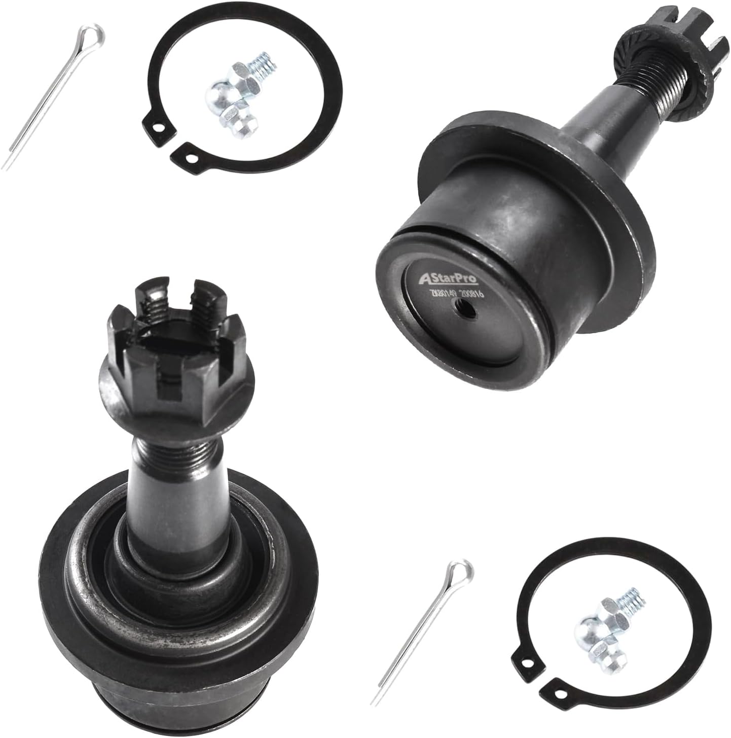 ASTARPRO 2WD 12pcs Front Upper Control Arm and Lower Ball Joint| Sway Bar End Links| Inner and Outer Tie Rod Ends with Boot Compatible with 2004 2005 Ford F-150