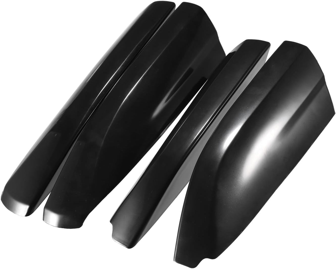 Upper/Roof Rack Rails End Cap Protection Cover Shell for Toyota Highlander 2008-2013 / Rails End Covers Shell Cap / 4 Pcs/Black Replacement