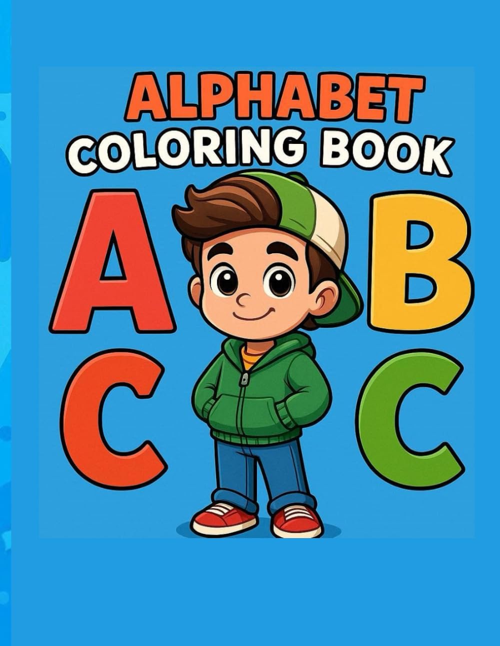 ABC Coloring Book with Adam: Simple Alphabet Learning and Coloring for Young Kids (Adam Learns Series)
