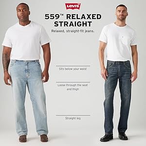 Levi's Men's 559 Relaxed Straight Jeans (Also Available in Big & Tall)