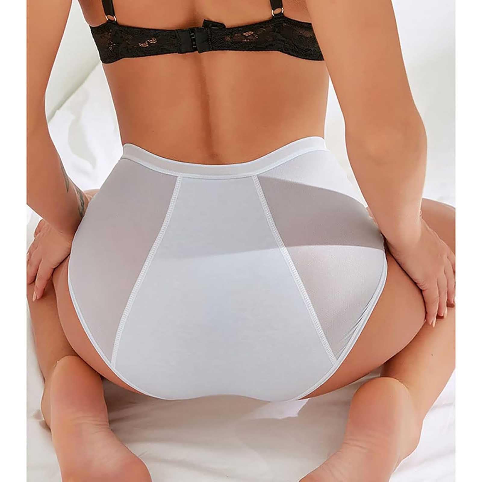 MenstruationshöSchen, Hohe Taille Auslaufsichere PeriodenschutzhöSchen Waschbar Und Wiederverwendbar MenstruationshöSchen FüR Erwachsene Und Frauen, 3er-Pack