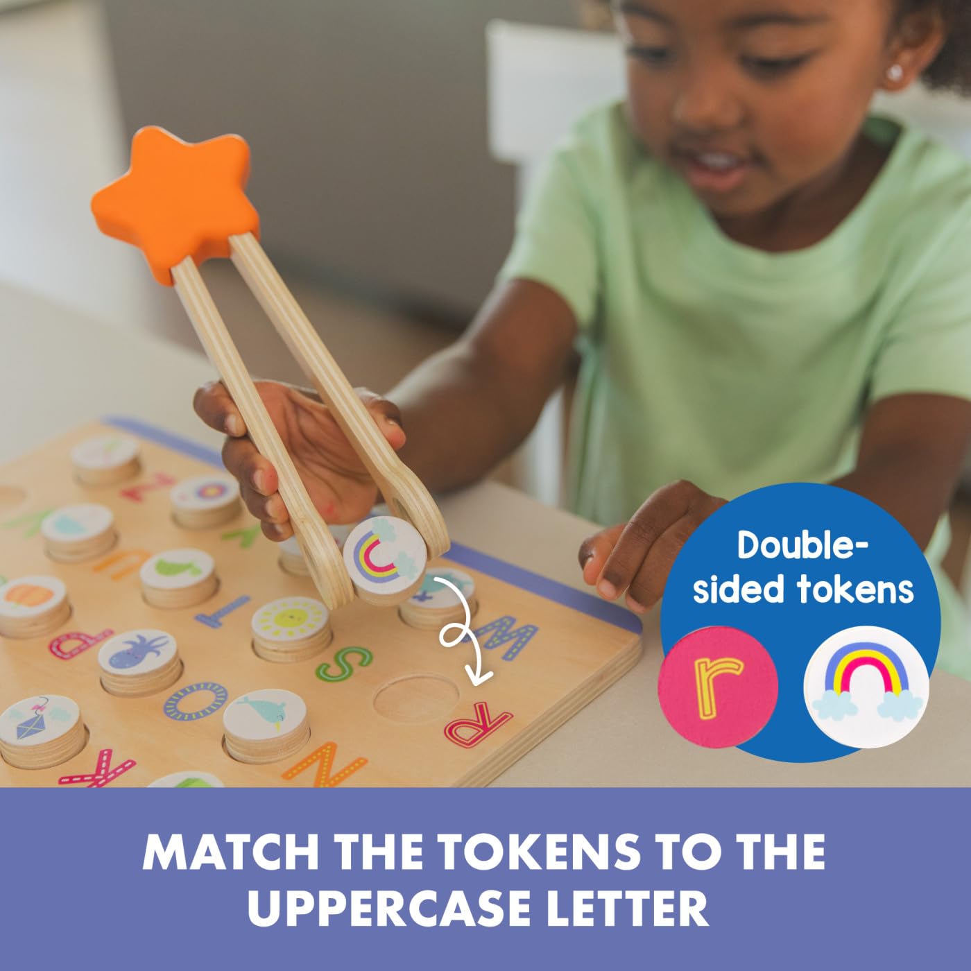 Learning Resources ABCs & Letter Sounds Wooden Puzzle, Alphabet Puzzles for Toddlers Preschool Montessori Toys - Image 4