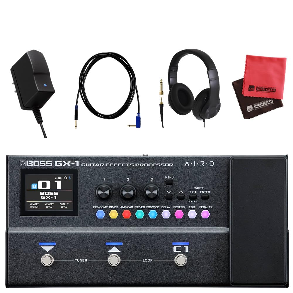 Amazon.co.jp: BOSS マルチエフェクター GX-1 セット ギター用 PSA