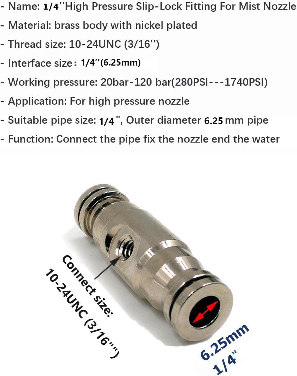 30 Pezzi 1/4 '' Kit di Giunzione Pneumatica per Raccordi | T-Giunzione Pneumatica Raccordi Rapidi Tubo Connettore Tubo