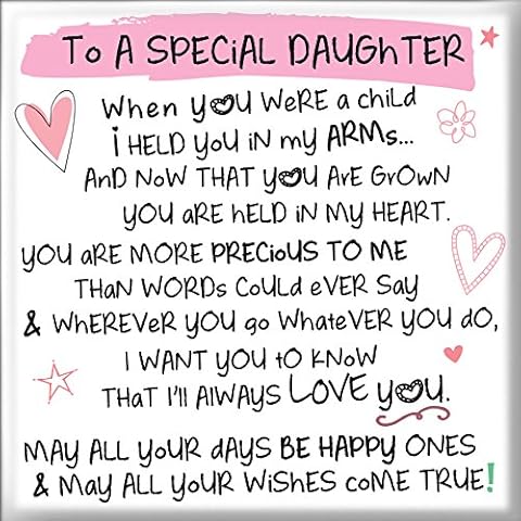 Inspired Words Magnet - To a Special Daughter Cover