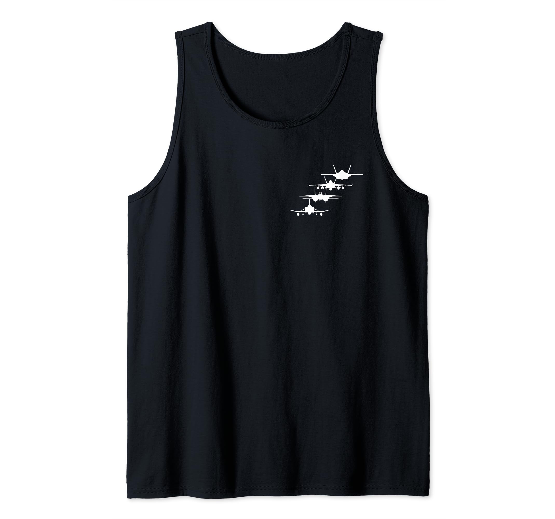Military Fighter Jets Tank Top