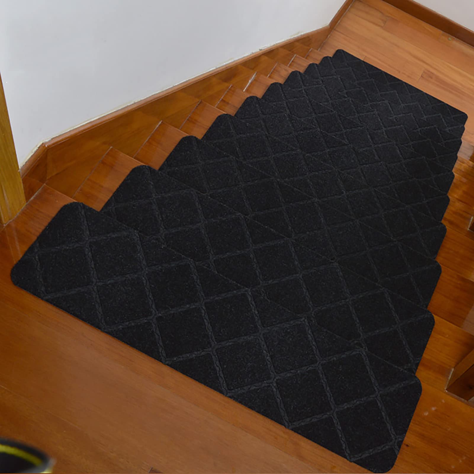 YTBHSHXZ stair treads， Indoor Stair Runners for Staircase, Self-Adhesive Pads Protector for Elders and Pets, 9" X 30", 15Pcs