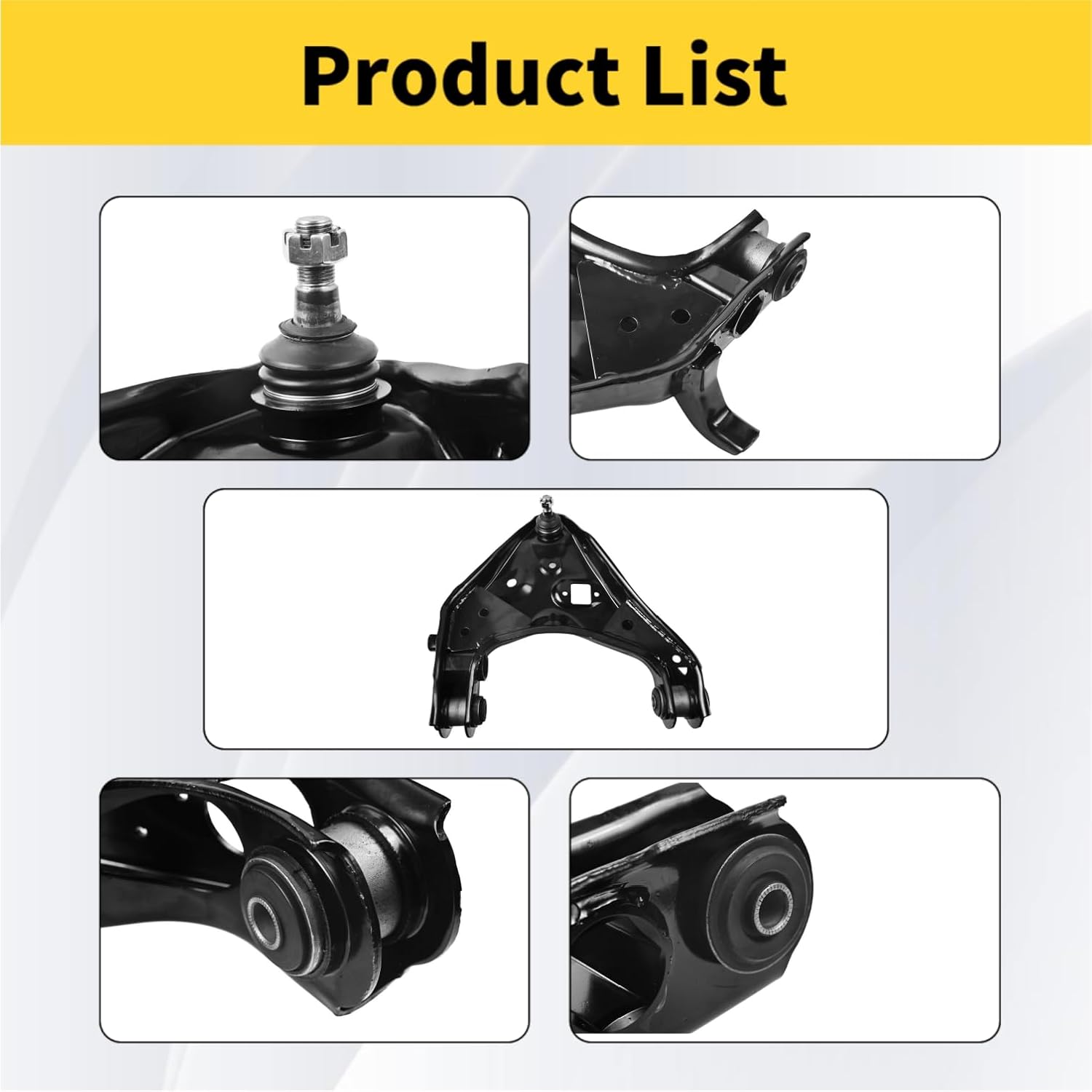 Front Lower Control Arm Fit for Ford Explorer 1995-2005 Ranger 1998-2011 Mazda B2500 2WD 1999/2001 B3000 1998-2007 B4000 1998-2009 Mercury Mountaineer 1997-2001 - 2 Set Suspension Kit